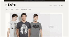 Desktop Screenshot of pastetshirts.com